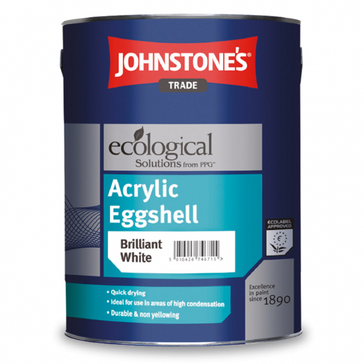 Фарба інтер'єрна акрилова Johnstones Acrylic Eggshell шовковисто-матова біла