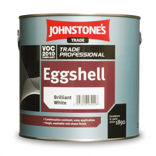 Фарба алкідна Johnstones Eggshell по дереву, штукатурці та металу напівматова біла