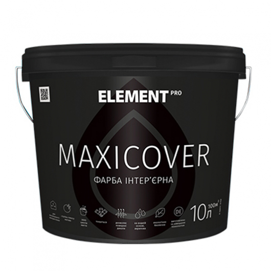 Фарба інтер'єрна Element Pro Maxicover високопокривна матова біла