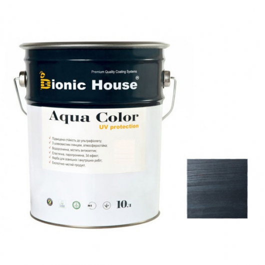 Акриловая лазурь Aqua color – UV protect Bionic House CW 124 Темно-синяя - интернет-магазин tricolor.com.ua