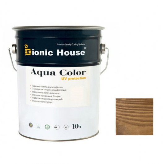 Акриловая лазурь Aqua color – UV protect Bionic House CW 146 Светло-коричневая - интернет-магазин tricolor.com.ua