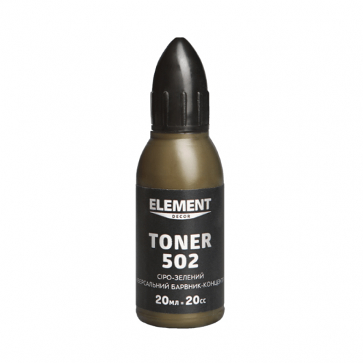 Барвник Element Decor Toner 502 сіро-зелений