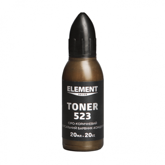 Барвник Element Decor Toner 523 сіро-коричневий