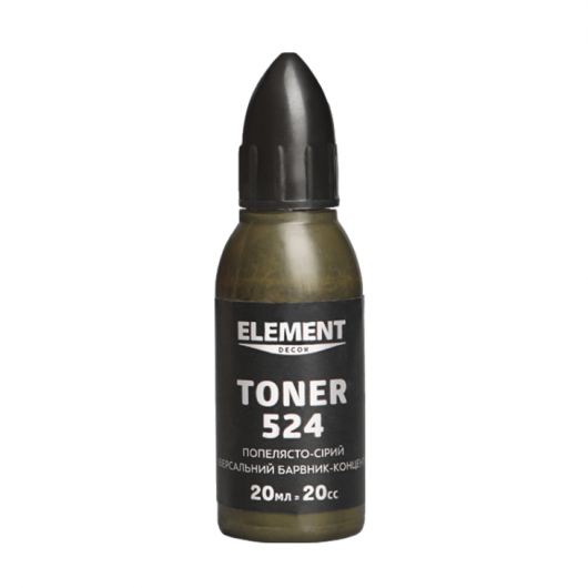 Барвник Element Decor Toner 524 попелясто-коричневий