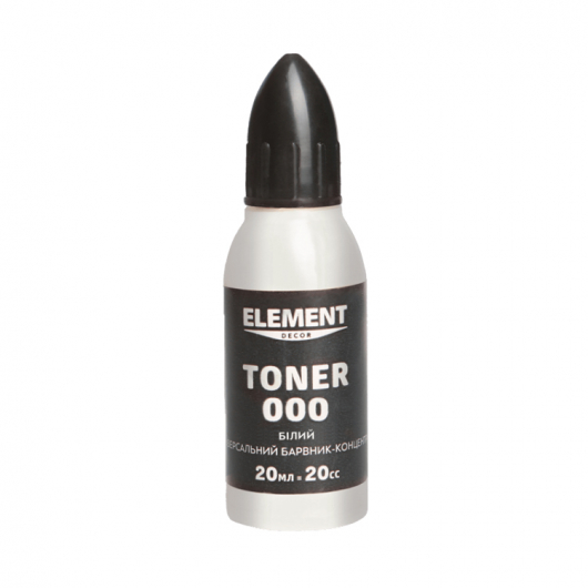 Барвник Element Decor Toner 000 білий