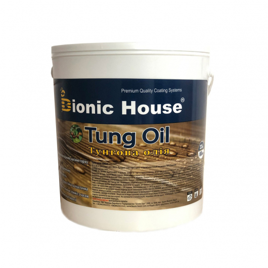 Олія тунгова Tung oil Bionic House Мигдаль - изображение 2 - интернет-магазин tricolor.com.ua