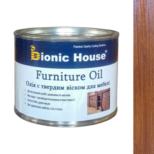 Олія для меблів Furniture oil Bionic House з твердим воском професійна Ірис - интернет-магазин tricolor.com.ua