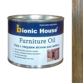 Олія для меблів Furniture oil Bionic House з твердим воском професійна Тауп - интернет-магазин tricolor.com.ua