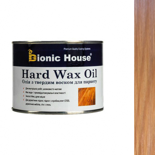 Олія для підлоги Hard Wax Oil Bionic House Клен - интернет-магазин tricolor.com.ua