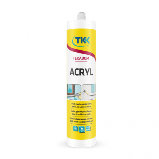 Клей-герметик TKK Tekadom Acryl акриловий білий