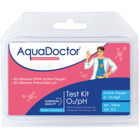 Тестер AquaDoctor Kit таблеточный pH и O2 (20 тестов) - интернет-магазин tricolor.com.ua