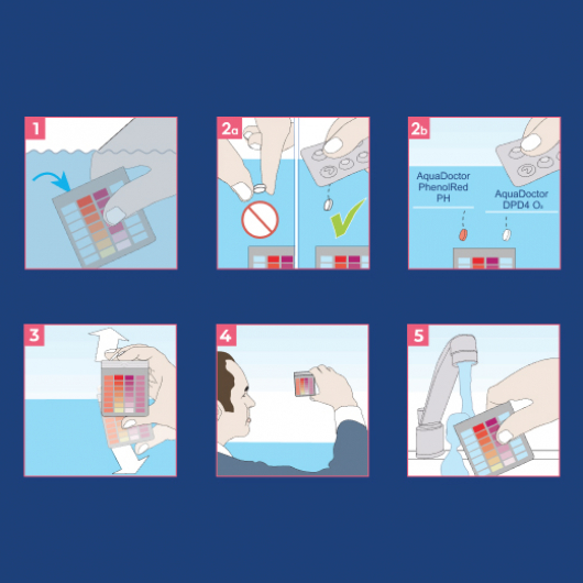 Тестер AquaDoctor Kit таблеточный pH и O2 (20 тестов) - изображение 2 - интернет-магазин tricolor.com.ua