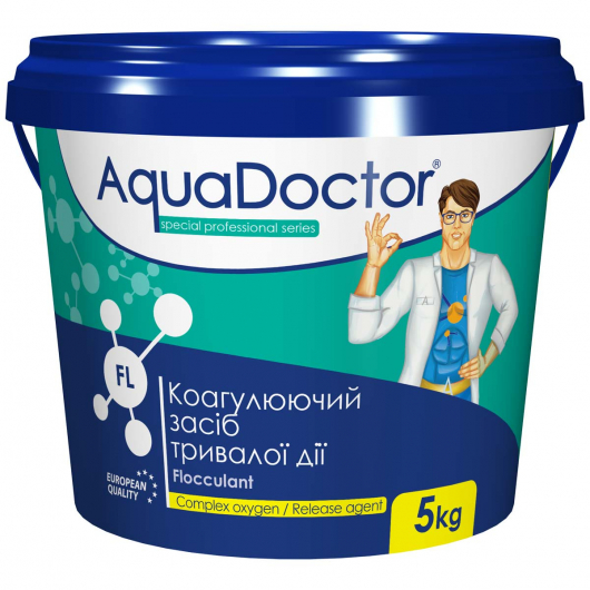 Коагулирующее средство в гранулах AquaDoctor FL - изображение 2 - интернет-магазин tricolor.com.ua