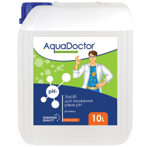 Жидкое средство для снижения pH AquaDoctor pH Minus (Серная 35%) - изображение 2 - интернет-магазин tricolor.com.ua