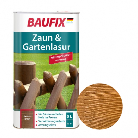 Лазур для зборів Baufix Zaun & Gartenlasur дугласия - интернет-магазин tricolor.com.ua