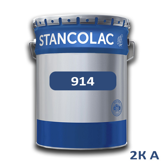 Фарба по металу епоксидна Stancolac 914 антикорозійна 2К А база для колеровки біла