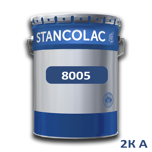 Фарба Stancolac 8005 акрило-поліуретанова 2К А напівглянсова база для колеровки біла
