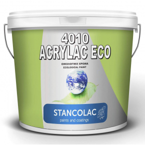 Фарба акрилова Stancolac 4010 Eco матова екологічна база для колеровки біла - изображение 2 - интернет-магазин tricolor.com.ua