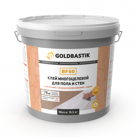 Клей Goldbastik BF 60 для підлоги і стін багатоцільовий - изображение 3 - интернет-магазин tricolor.com.ua