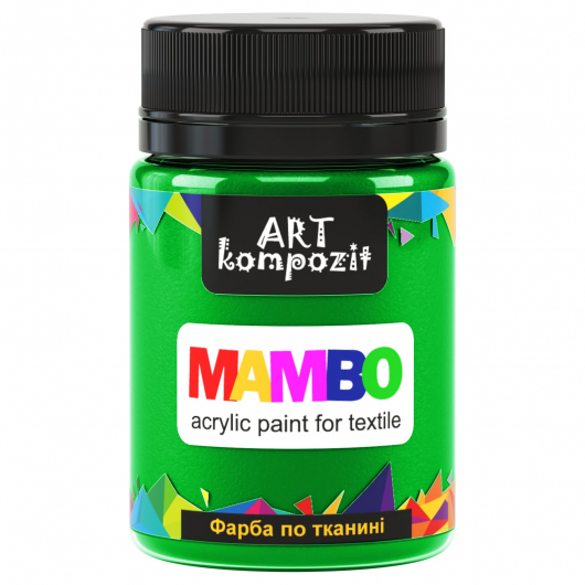 Акрилова фарба для тканини Art Kompozit Mambo 11 жовто-зелена