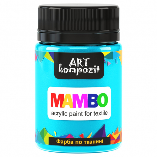 Акрилова фарба для тканини Art Kompozit Mambo 15 бірюзова