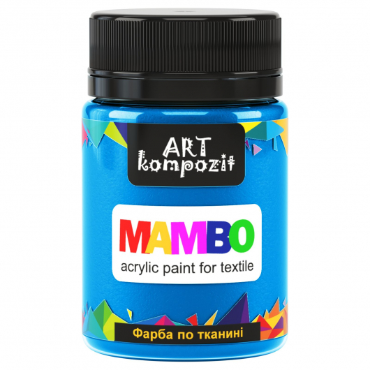 Акрилова фарба для тканини Art Kompozit Mambo 16 синя світла