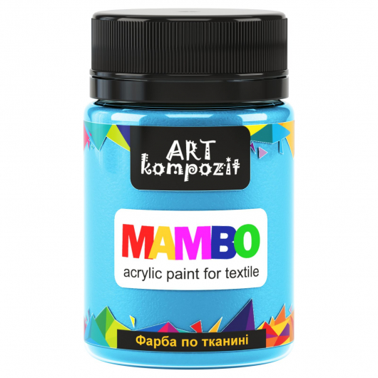 Акрилова фарба для тканини Art Kompozit Mambo 17 блакитна