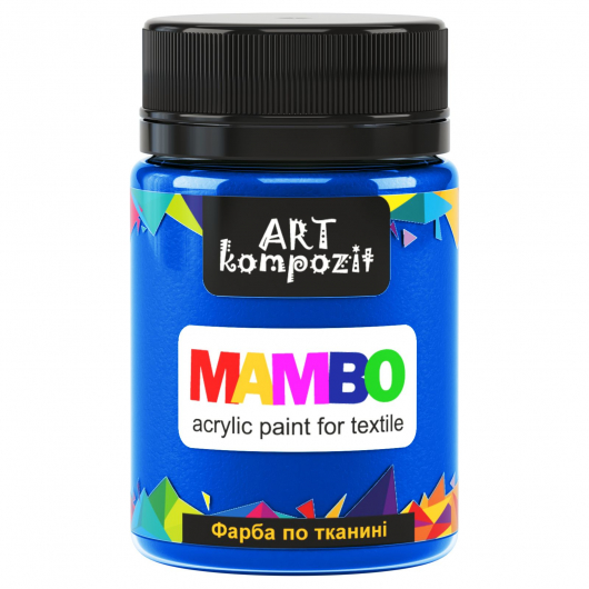 Акрилова фарба для тканини Art Kompozit Mambo 18 синя темна