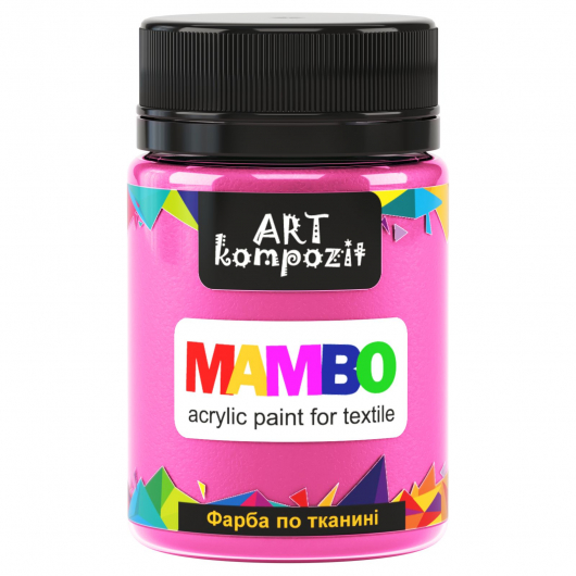 Акрилова фарба для тканини Art Kompozit Mambo металік 56 рожевий персик