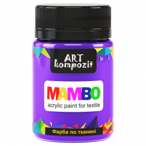 Акрилова фарба для тканини Art Kompozit Mambo металік 58 бузкові мрії