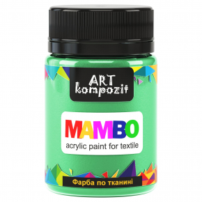 Акрилова фарба для тканини Art Kompozit Mambo металік 59 м'ята