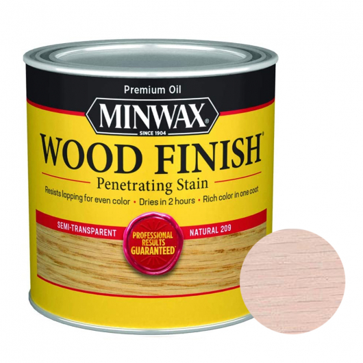 Морилка Minwax Wood Finish для дерева на основі масла звичайний білий - интернет-магазин tricolor.com.ua