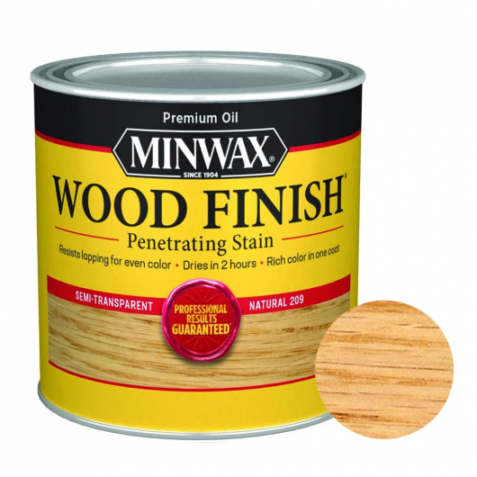 Морилка Minwax Wood Finish для дерева на основі масла натуральний - интернет-магазин tricolor.com.ua