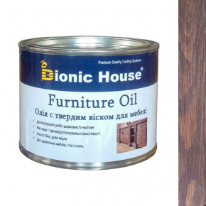 Олія для меблів Furniture oil Bionic House з твердим воском професійна Макассар - интернет-магазин tricolor.com.ua