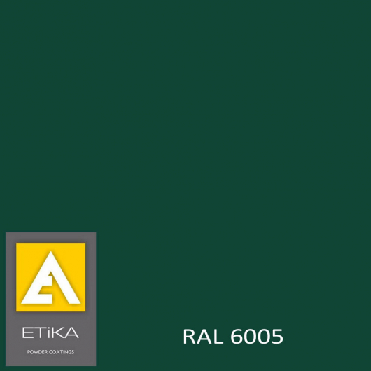 Краска порошковая полиэфирная Etika Tribo Зеленая RAL 6005 глянцевая - интернет-магазин tricolor.com.ua