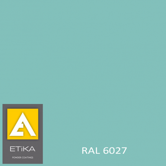 Фарба порошкова Etika Tribo Зелена RAL 6027 матова - интернет-магазин tricolor.com.ua