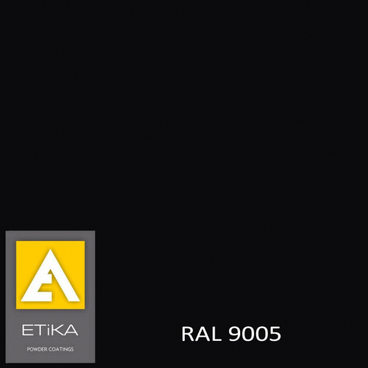 Фарба порошкова Etika Tribo Чорний бурштин RAL 9005 суперматова - интернет-магазин tricolor.com.ua