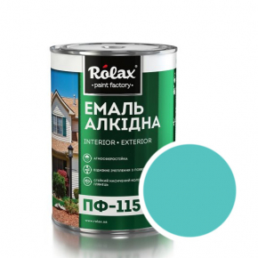 Емаль алкідна Rolax ПФ-115 Бірюза - интернет-магазин tricolor.com.ua