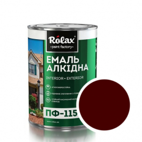 Емаль алкідна Rolax ПФ-115 Коричнева - интернет-магазин tricolor.com.ua