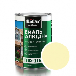 Емаль алкідна Rolax ПФ-115 Кремова - интернет-магазин tricolor.com.ua