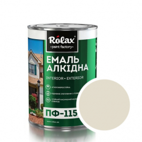 Емаль алкідна Rolax ПФ-115 Світло-сіра - интернет-магазин tricolor.com.ua