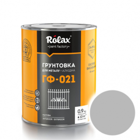 Грунт алкидный Rolax ГФ-021 Серый - интернет-магазин tricolor.com.ua