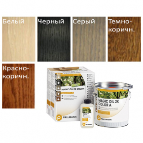 Масло-віск для підлоги Pallmann Magic oil 2К Color чорний без розчинника - изображение 2 - интернет-магазин tricolor.com.ua