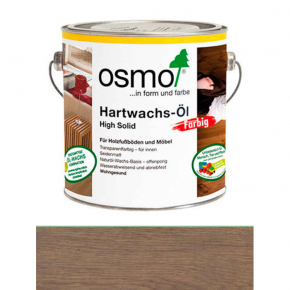 Кольорове масло з твердим воском Osmo Hartwachs-Ol Farbig 3074 графіт прозоре