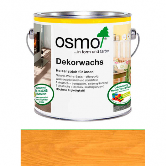 Кольорове масло Osmo Dekorwachs Transparent 3103 дуб світлий прозоре