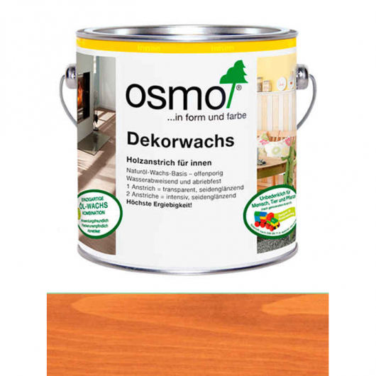 Кольорове масло Osmo Dekorwachs Transparent 3137 вишня прозоре