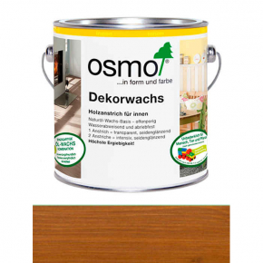 Кольорове масло Osmo Dekorwachs Transparent 3143 коньяк прозоре