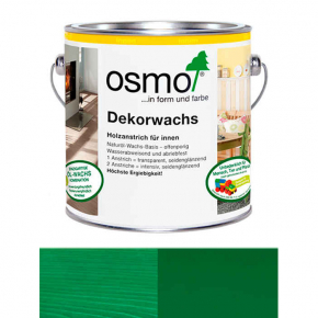 Універсальне кольорове масло Osmo Dekorwachs Intensive Tone 3131 зелене/прозоре