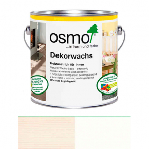 Універсальне кольорове масло Osmo Dekorwachs Intensive Tone 3186 біле/прозоре