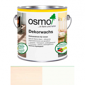 Універсальне кольорове масло Osmo Dekorwachs Intensive Tone 3188 сніг/прозоре